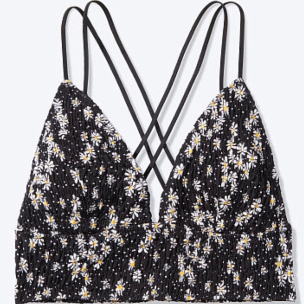 PINK Victoria’s Secret Daisy Smocked Bralette